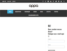 Tablet Screenshot of blog.oppa.com.br